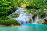 Waterfall level 1, Erawan National Park, Kanchanaburi, Thailand