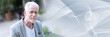 © thodonal - Portrait of handsome mature man; panoramic banner