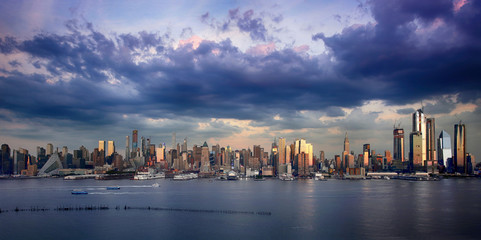 Wall Mural - Manhattan Skyline from NewJersey, New York City