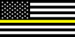 thin yellow line flag