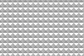 Aufkleber - Simple tile pyramids geometric wall background minimal gray design,3D illustration.