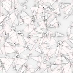 Poster - 3d illustration of parametric pattern