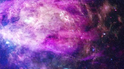 Wall Mural - Animation view to travelling across the universe in moving