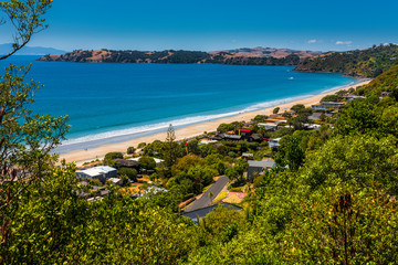 Onetangi Beach on Waiheke Island near Auckland in New Zealand