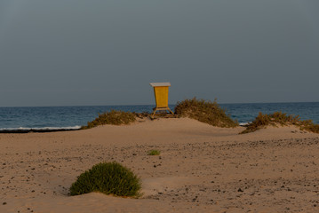 Wall Mural - Deserted beach of Fuerteventura Canary Island