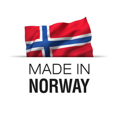 Wall Mural - Made in Norway - Label