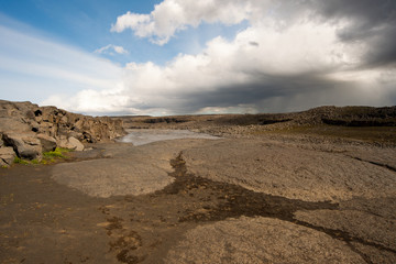 Wall Mural - dettifoss waterfall iceland impressive nature