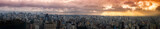 Fototapeta  -  Sao Paulo skyline at sunset panorama