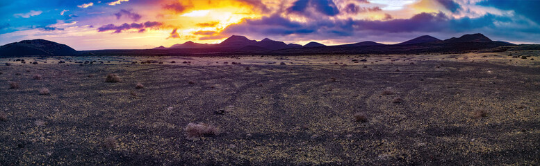 Wall Mural - through the scenic landscape to the destination in tenerife natural park.image related to unexplored