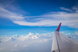 © pandaclub23 - Sky and clouds from above the ground viewed from an airplane