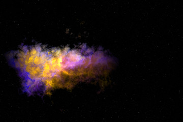 Wall Mural - nebula in deep space