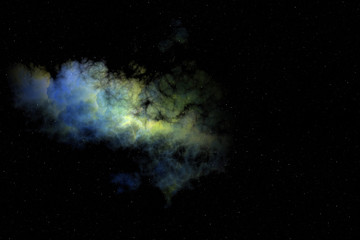 Wall Mural - nebula in deep space