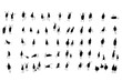 © feipco - Silhouette of people, architecture sketch people in many actions2