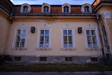 Wall Mural - old buildings with windows and doors