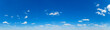 © Pakhnyushchyy - Blue Sky background with tiny Clouds. Panorama background