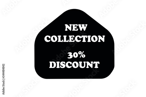 Fotomural Etiqueta para venta de nueva colección