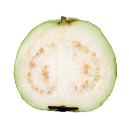 Sticker - half green guava