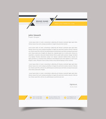 Canvas Print - Corporate Modern Abstract Letterhead Design Template