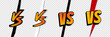 © 4zevar - VS. Versus letter logo. Battle vs match, game