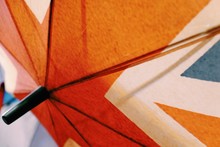 Close-up Of Union Jack Umbrella