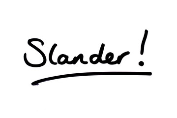 Wall Mural - Slander!