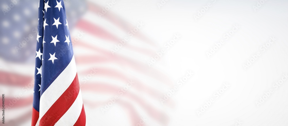 Obraz na płótnie American flag for Memorial Day, 4th of July, Labour Day w salonie