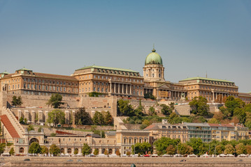 Poster - panorama of the city of Budapest in Hungary