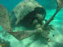 Abandoned Propeller In Sea