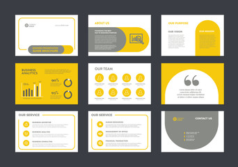 Poster - Business Presentation Brochure Guide Design | Powerpoint  Slide Template | Sales Guide Slider