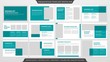 © Fuadi Alhusaini - minimalist presentation powerpoint layout template use for business profile and annual report