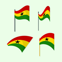 Poster - Ghana national flag 