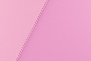 Aufkleber - Abstract pastel Pink paper texture background. Minimal geometric top view simple copy space for backdrop design
