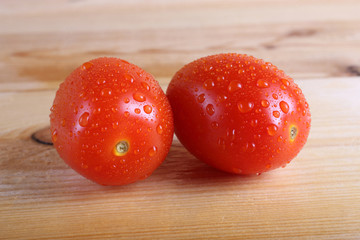 Wall Mural - Tomatoes on table