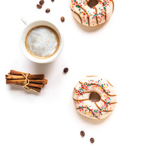 Canvas Print - Coffee and Donuts