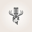 outdoorsman radio logo vector graphic for any business.