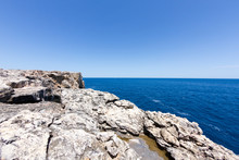 Old Lighthouse On The Rocks In Capo Murro Di Porco Near Siracusa - Sicily