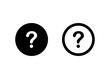 © Robbiya - Question mark icon, Question mark sign and symbol vector Design