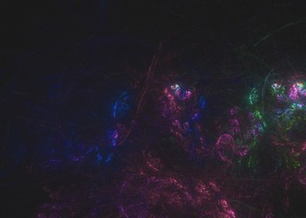 Wall Mural - Abstract future background. colored banner. Fractal artwork for creative graphic design