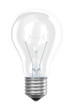 Light bulb isolated on white 3d rendering