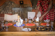 © Zach - masai warrior setting up a table in africa