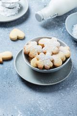 Canvas Print - Homemade cookie with powdered sugar