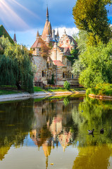 Wall Mural - Famous Vajdahunyad castle in Budapest, Hungary