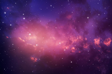 Wall Mural - night sky with stars.