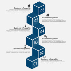 Wall Mural - Modern Infographic Options Banner with 4 options. Vector infographic element. - Vector
