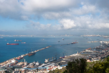 Wall Mural - Overlooking the Port of Gibraltar