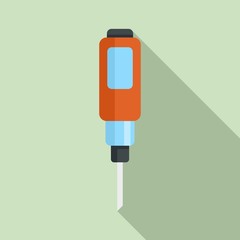 Poster - Insulin tool dose icon. Flat illustration of insulin tool dose vector icon for web design