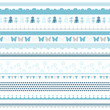 © IRYNA - Vector baby boy pattern Cute blue and grey simple seamless children`s pattern hearts, butterfly, gifts, lace and clouds.