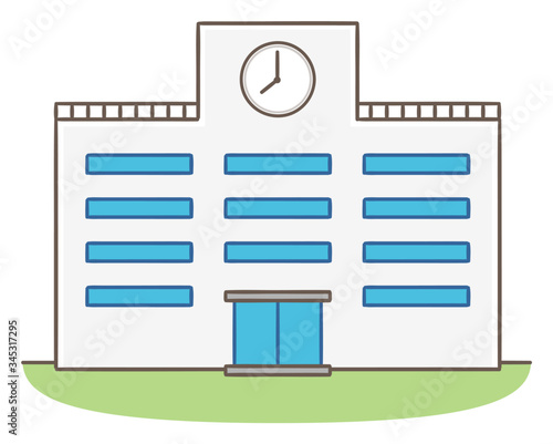 学校 イラスト かわいい マンガ 外観 建物 Buy This Stock Vector And Explore Similar Vectors At Adobe Stock Adobe Stock