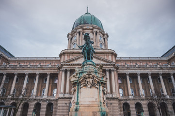 Wall Mural - View of the Buda Castle in Budapest, Hungary