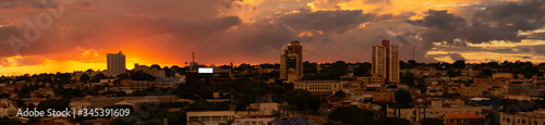 Fotografía Panorama view of Campo Grande, Mato Grosso do Sul, Brazil